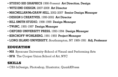 abbreviated resume