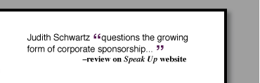 quote from review on Speak Up website