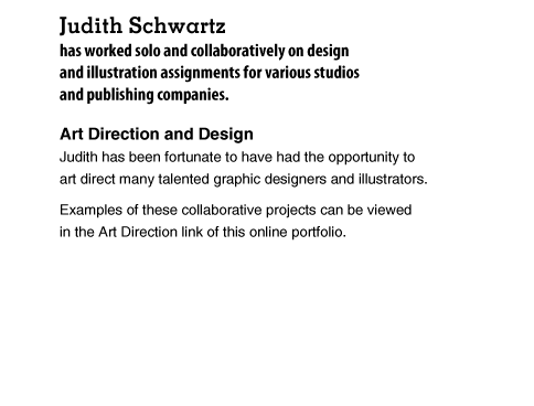 intro to portfoliocareer description about judith schwartz 