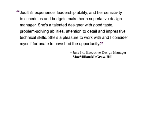 quote from Jane Ito at McGraw-hill