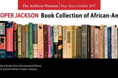 MEC_Esther Cooper Jackson Book Collection of African American Culture